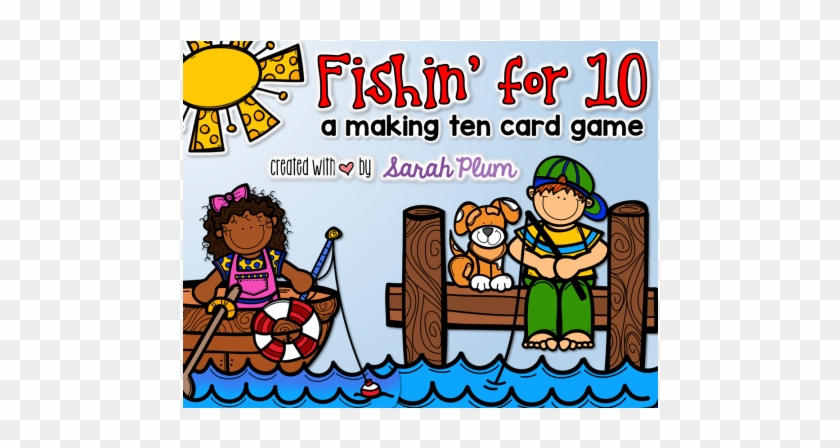 {a Go Fish -style Number Sense Game} - Cartoon #1089499