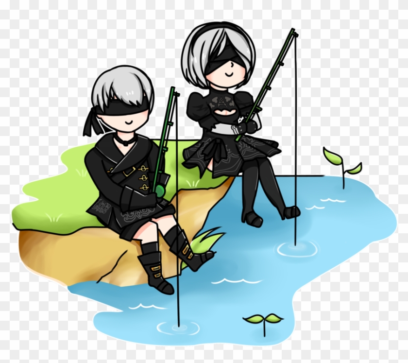 Let's Go Fishing By Shironekomura - Cartoon #1089514