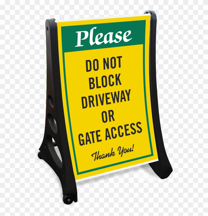 Zoom, Price, Buy - Sign Do Not Block Driveway #1089533