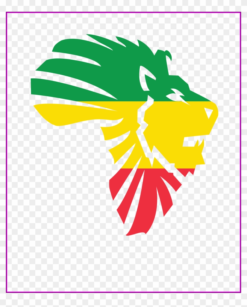 Lion Tattoo Jamaican Lion Tattoo Astonishing Lion Of - Reggae Africa Logo #1089577