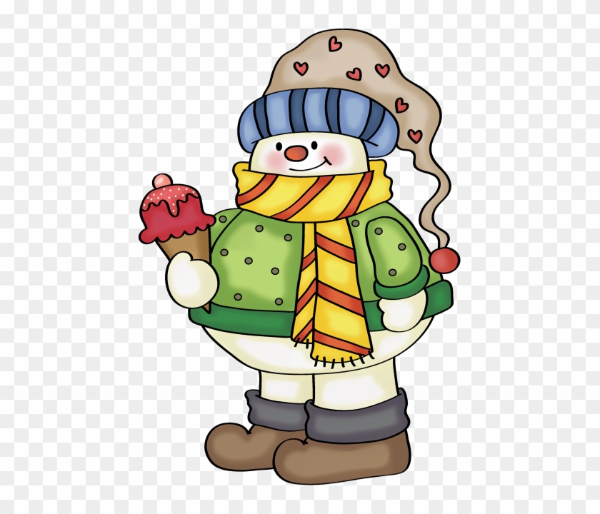 Winter Treats Snowman - Cartoon #1089823
