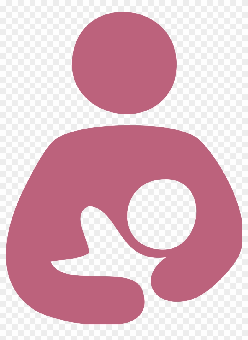 Mom With Baby Png Image - Mother And Baby Icon Png #1089860