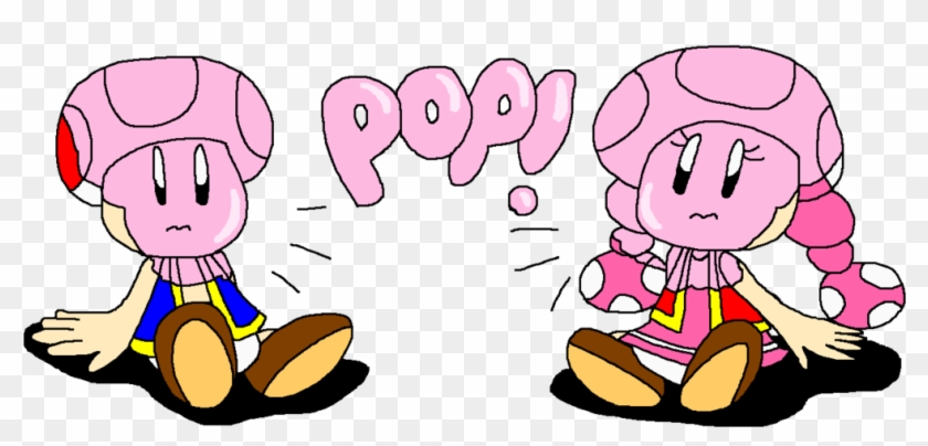 Toad And Toadette Bubble Gum 3 By Pokegirlrules - Toad And Toadette Bubblegum #1089971