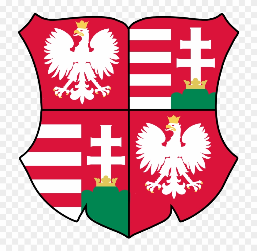 Polish Hungarian Coat Of Arms - Hungarian Polish Coat Of Arms #1090005