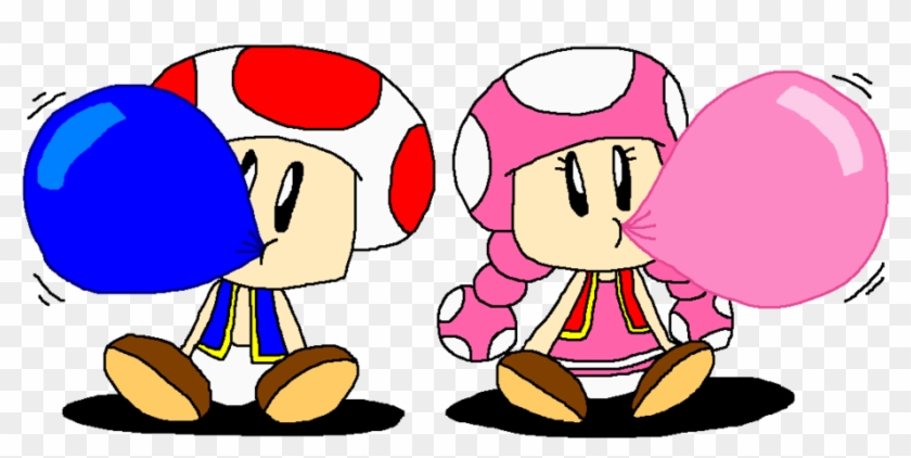 Toad And Toadette Got Color Bubble Gum By Pokegirlrules - Toad And Toadette Got Color Bubble Gum By Pokegirlrules #1090022