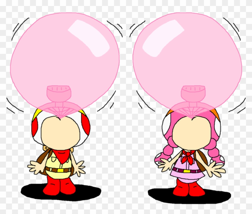 The Captains Puffing Up Bubble Gum By Pokegirlrules - Cartoon #1090025