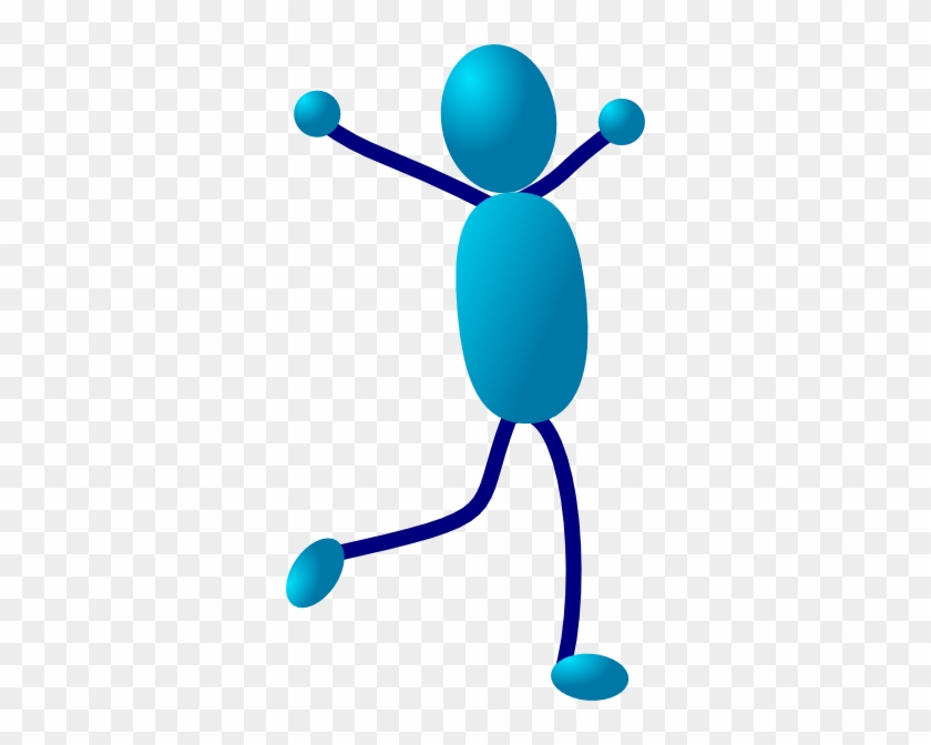 Jump Clipart Blue - Png Happy Jump #1090057