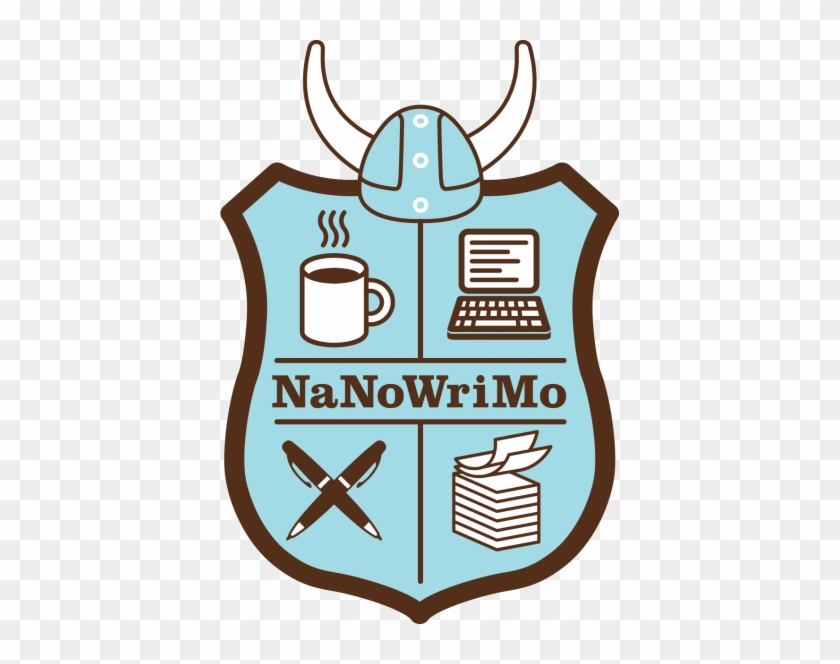 Writers, Start Your Engines - National Novel Writing Month Logo #1090083