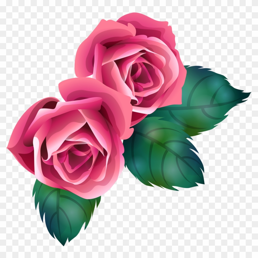 Garden Roses Cut Flowers Clip Art - Dia Internacional Da Mulher #1090233