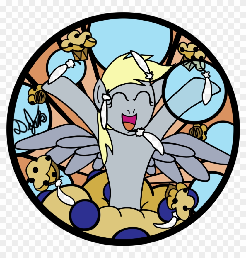 Derpy Hooves Design For Stained Glass By Devictemple - Stained Glass #1090239