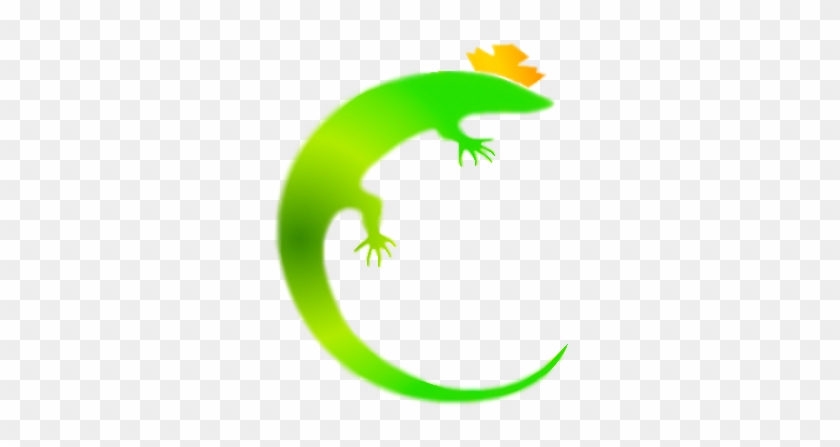 Crown Lizard 2 - Black Lizard Logo Jpg #1090283