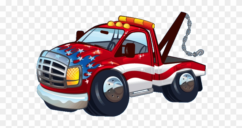 Towing-truck - Cartoon Towtruck #1090289