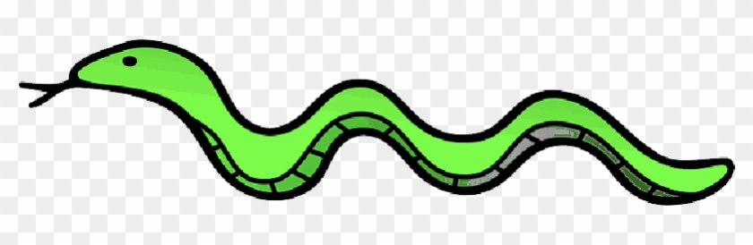 Snake, Reptile, Lizard, Nature, Serpent, Adam And Eve - Outline Of A Snake #1090356