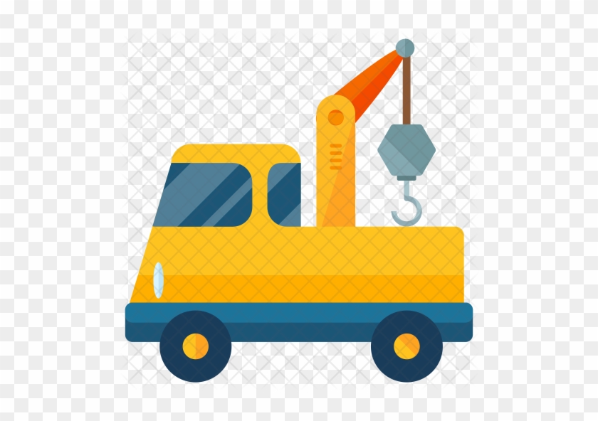 Tow Truck Icon - Xe Cần Cẩu Hoạt Hình #1090362
