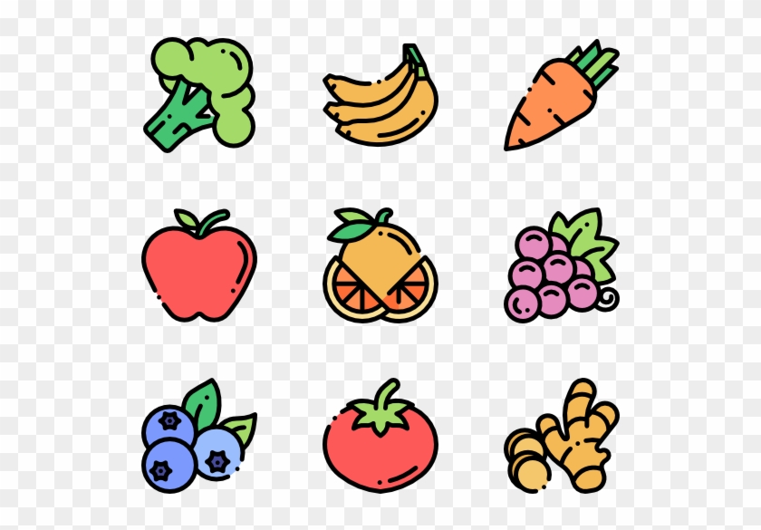Fruits And Vegetables - Iconos Mexico Png #1090540