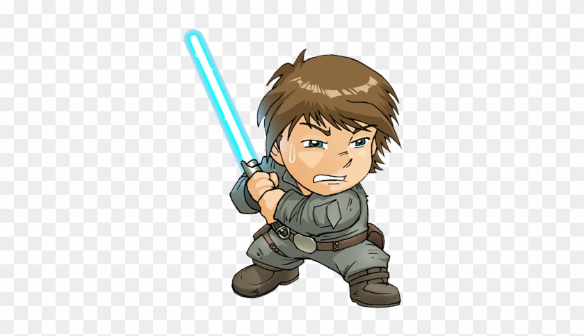 Star Wars Cartoon - Cartoon Star Wars Luke #1090596