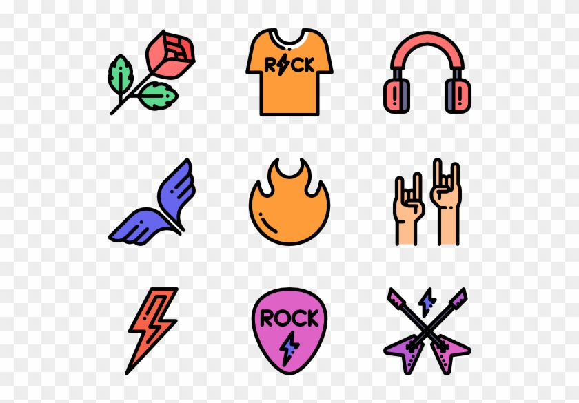 Rock & Roll 40 Icons - Rock And Roll Png #1090604