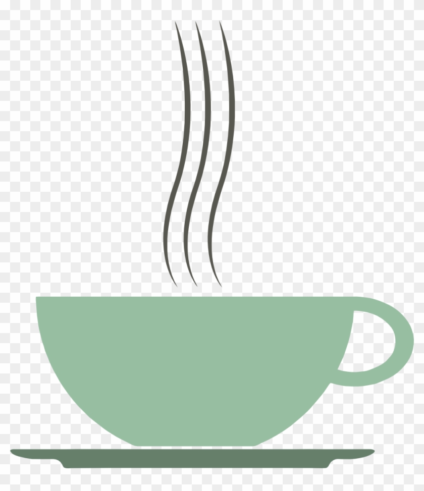 Cup Clipart Green Coffee - Coffee Mug Vector Png #1090645