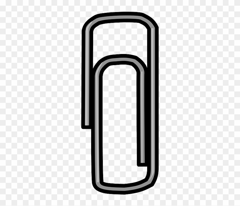 Metal Paperclip, Clip, Office, Metal - Paper Clip Clip Art #1090657