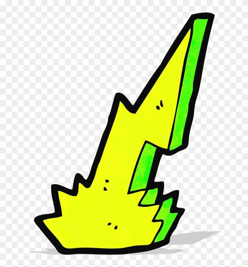 Lightning Strike Cartoon Drawing Clip Art - Drawing #1090682