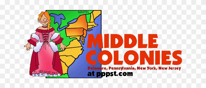 Royalty Free Clip Art Image - Middle Colonies #1090750