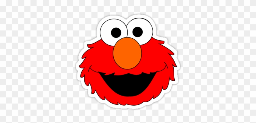 Sesame Street Elmo Face Template 124228 - Elmo Head #1090792