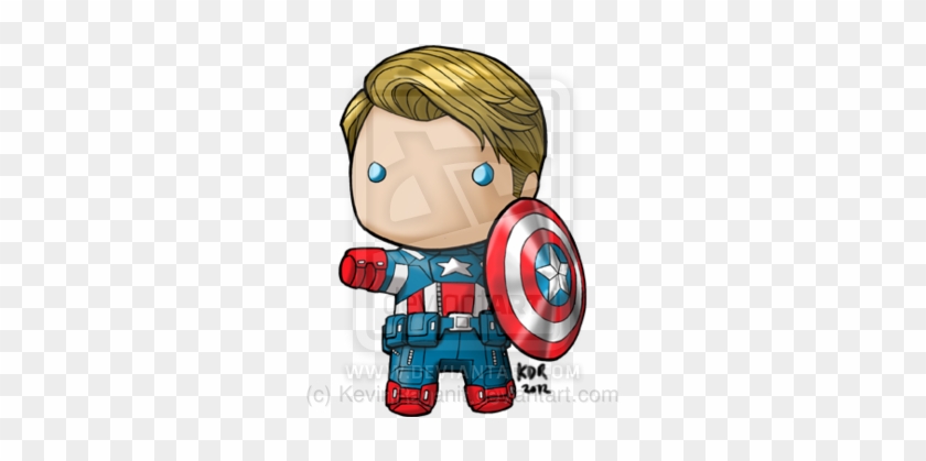 Lil Soldier By Kevinraganit - Capitan America Chibi #1090915