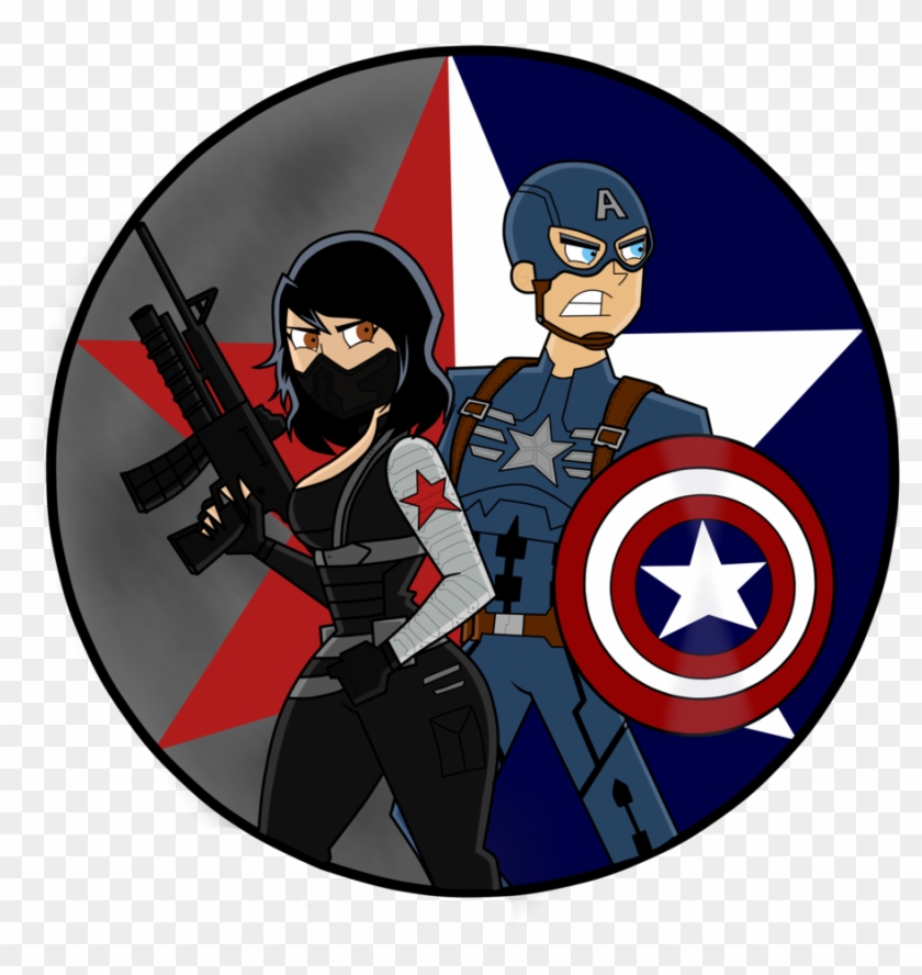 Dp Captain America The Winter Soldier By Shadownightangel13 - Cartoon #1090928