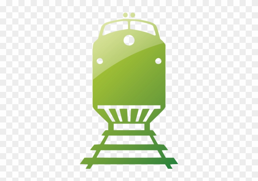Web 2 Green Train 9 Icon - Train Icon Gif #1091030