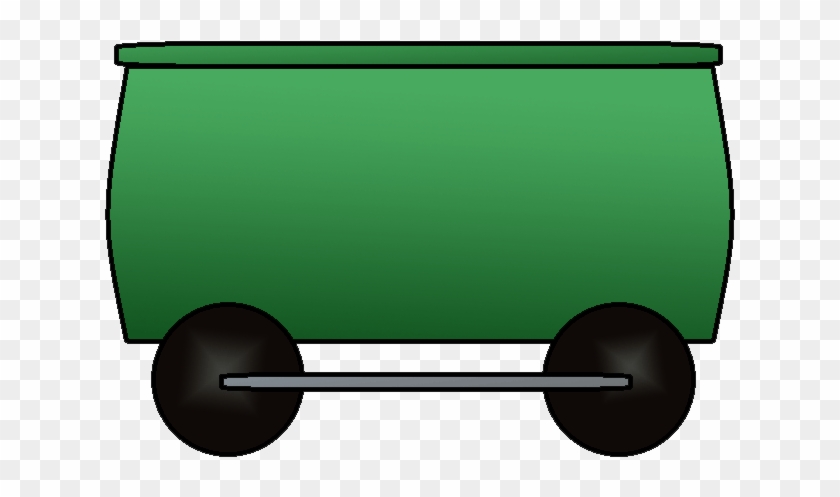 Engine Clipart Green Train - Blue Rail Clip Art #1091036