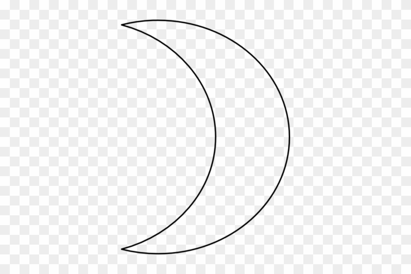 Moon Clipart Black And White Clipart Panda - Clip Art Crescent Moon #1091040