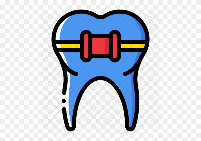 Tooth Braces Icon - Dentistry #1091078