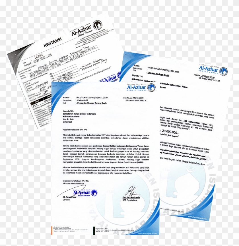 Sumbangan Gempa Padang - Document #1091119