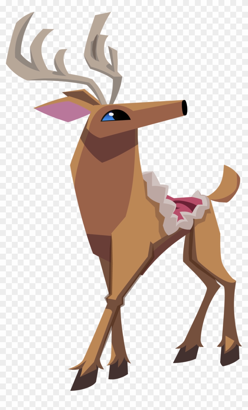 Winter Deer - Animal Jam Transparent Background Deer #1091135