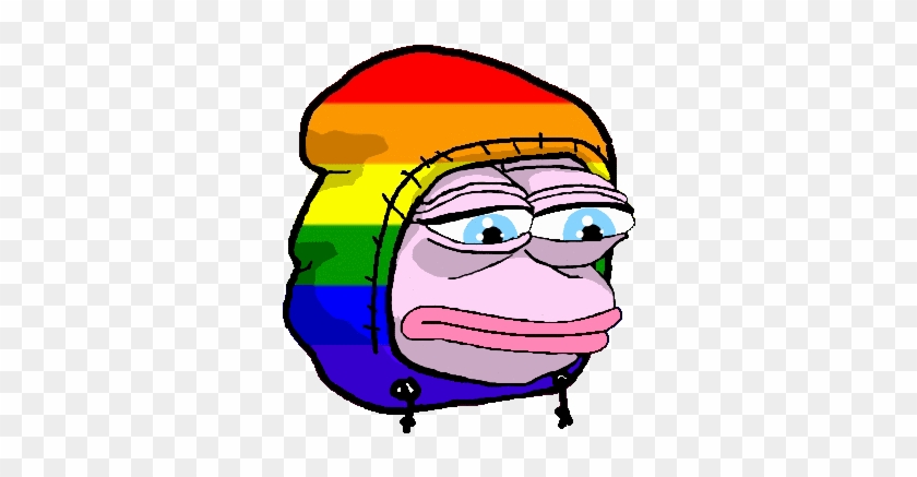 United States Of America Facial Expression Yellow Nose - Feelsbadman Rainbow #1091264