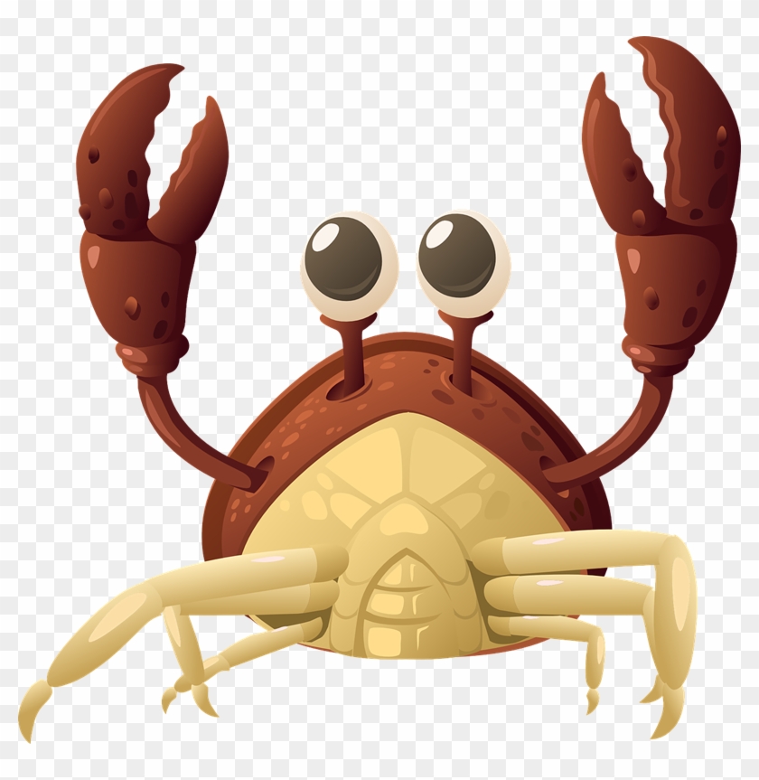 Crab Clip Art 4 Clipartwiz - Brown Crab Clipart #1091392