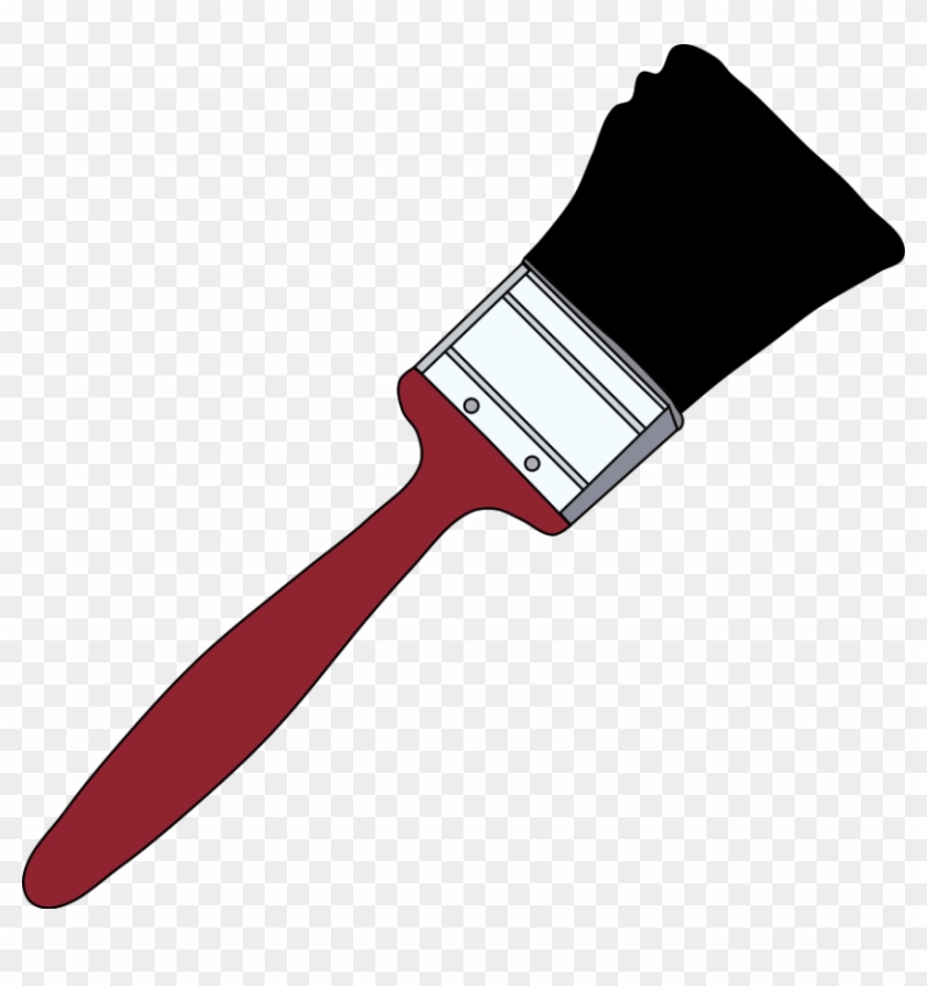 Paintbrush Image Clip Art - Paint Brush Clipart #1091482