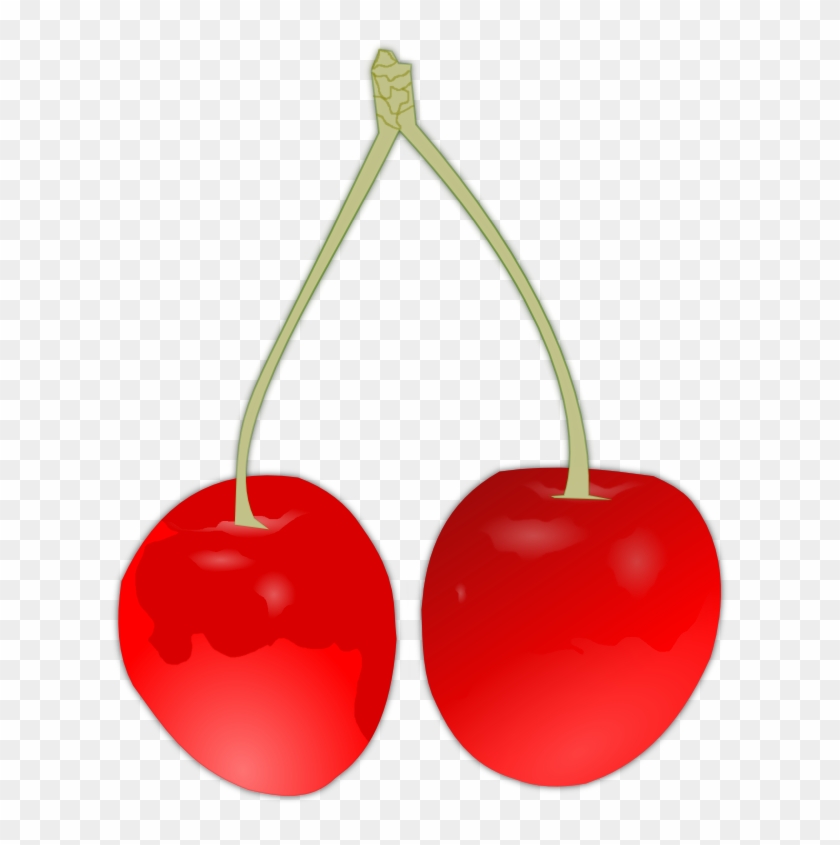Cherry Clipart Buah - Custom Red Cherries Shower Curtain #1091506