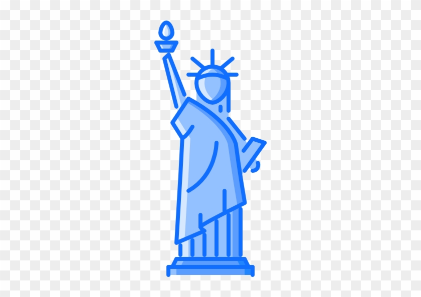 Statue Of Liberty Free Icon - Statue Of Liberty Icon #1091660