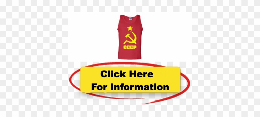 Cccp Soviet Union Russia Ussr Hammer Sickle Adult Tank - Bmc Group #1091946