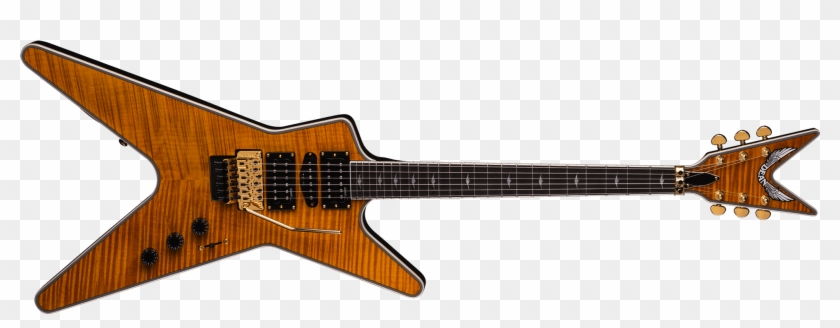 Electric Guitar Png - Dean Ml Switchblade Floyd Hsh - Classic Black Transparent #1091951