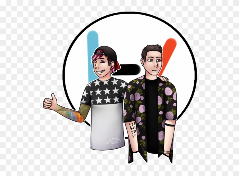Twenty One Pilots By Daemonenwolf - Cartoon #1092063