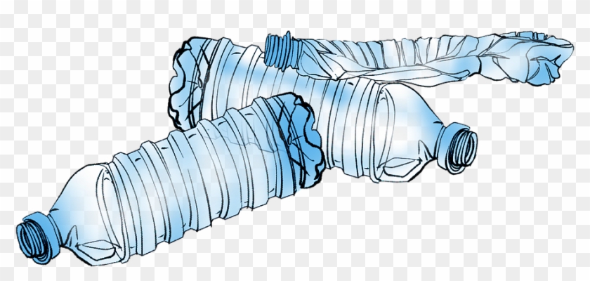 Plastic, Plastic Waste, Plastic Bottles, Empty Bottles - Plastic Waste Sketch #1092186