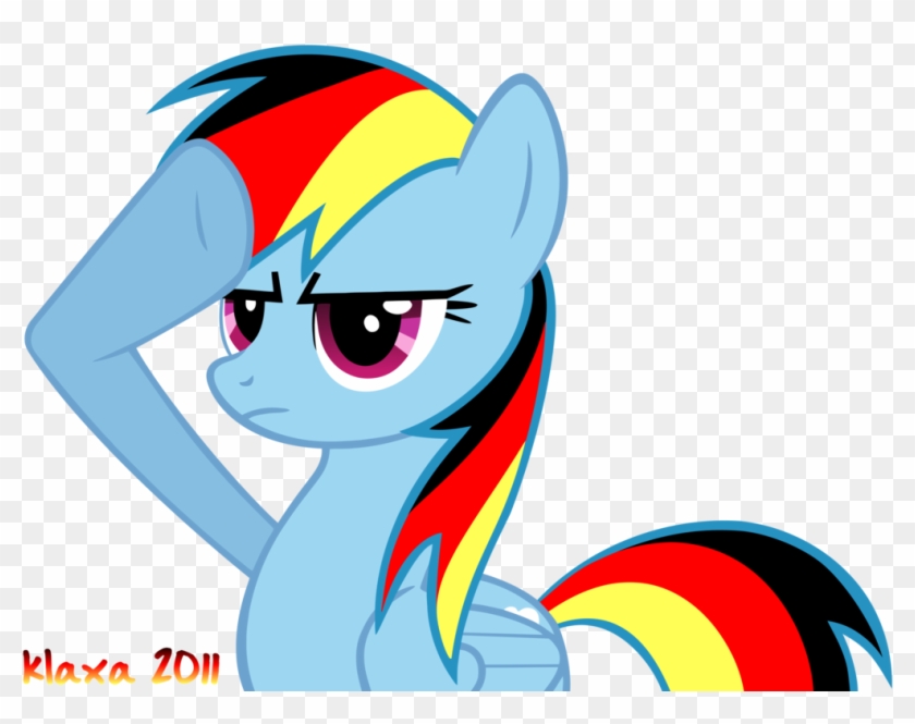 Rainbow Dash German Flag By Klaxa - My Little Pony Deutschland #1092307