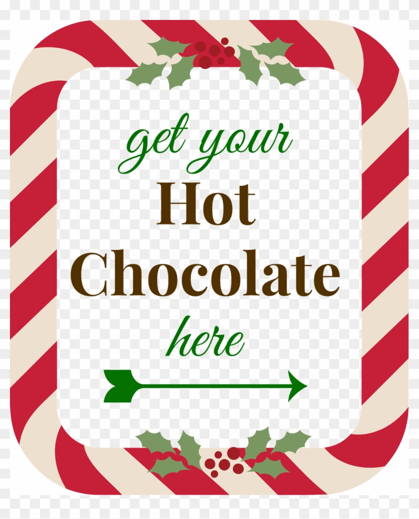 Baby, It's Cold Outside It's Been Sunny And Blue Skies - Hot Chocolate Bar Printable Sign #1092420