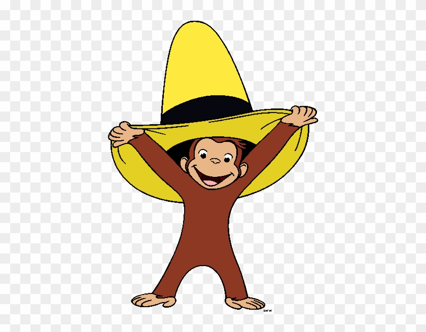 Curious George With Yellow Hat #1092422