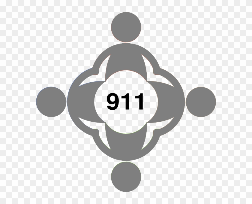 Fire , Dispatch, Paramedic Clip Art - Circle Holding Hands #1092424