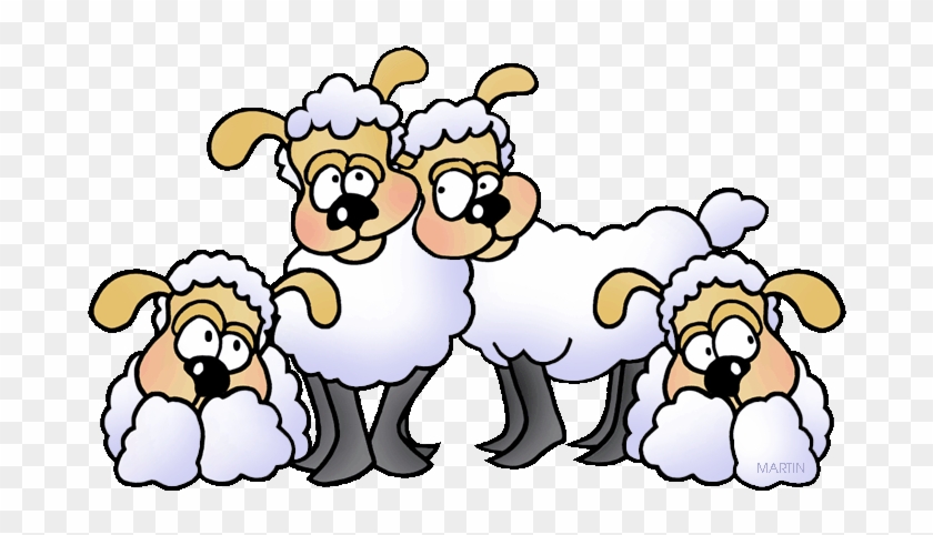 Herd Clipart Rh Worldartsme Com Fern Clip Art Fern - Flock Of Sheep Clipart #1092435