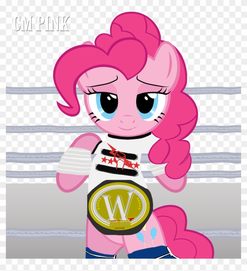 Shutterflyeqd Pinkie Pie As Cm Punk - Pinkie Pie Wwe #1092587