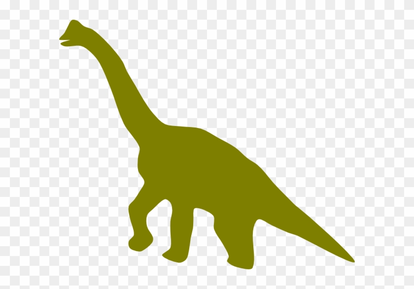 Dinosaur Silhouette Green #1092727